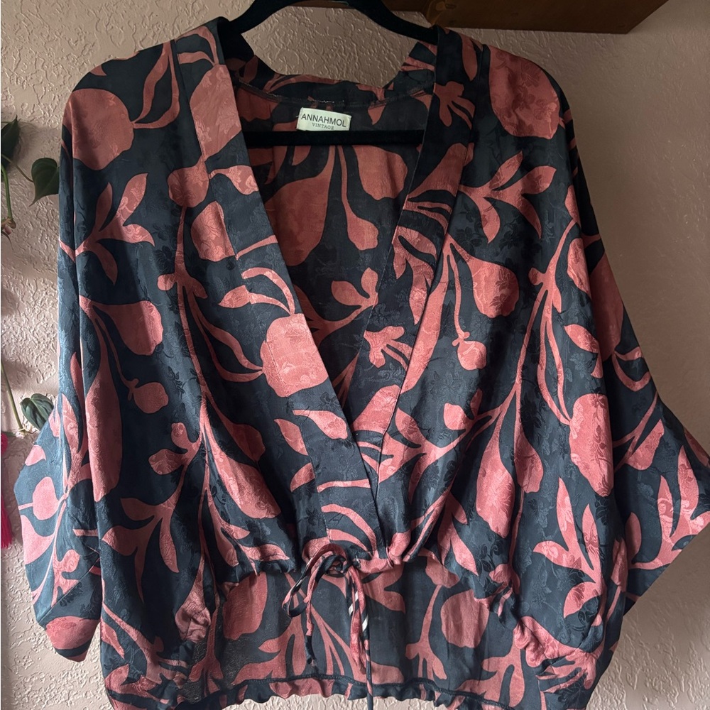 Silk Kimono Blouse